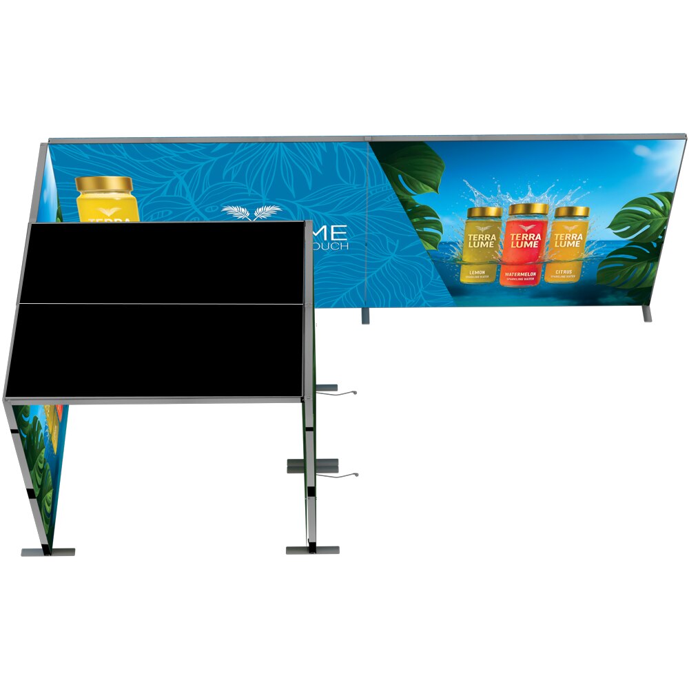 Showbird 65 20 x 10 Configuration J — Single Sided Graphic Package